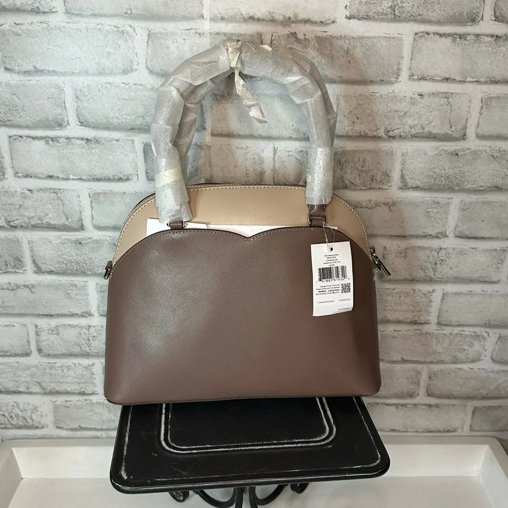 Kate Spade Two-Tone Brown Satchel